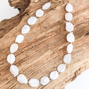 Coin Pearl Necklace