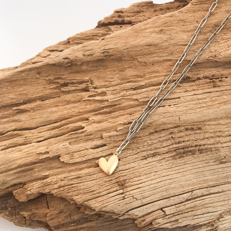 Puffy Heart on Paperclip
