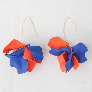 New Hyacinth Tiered Marquis Earrings