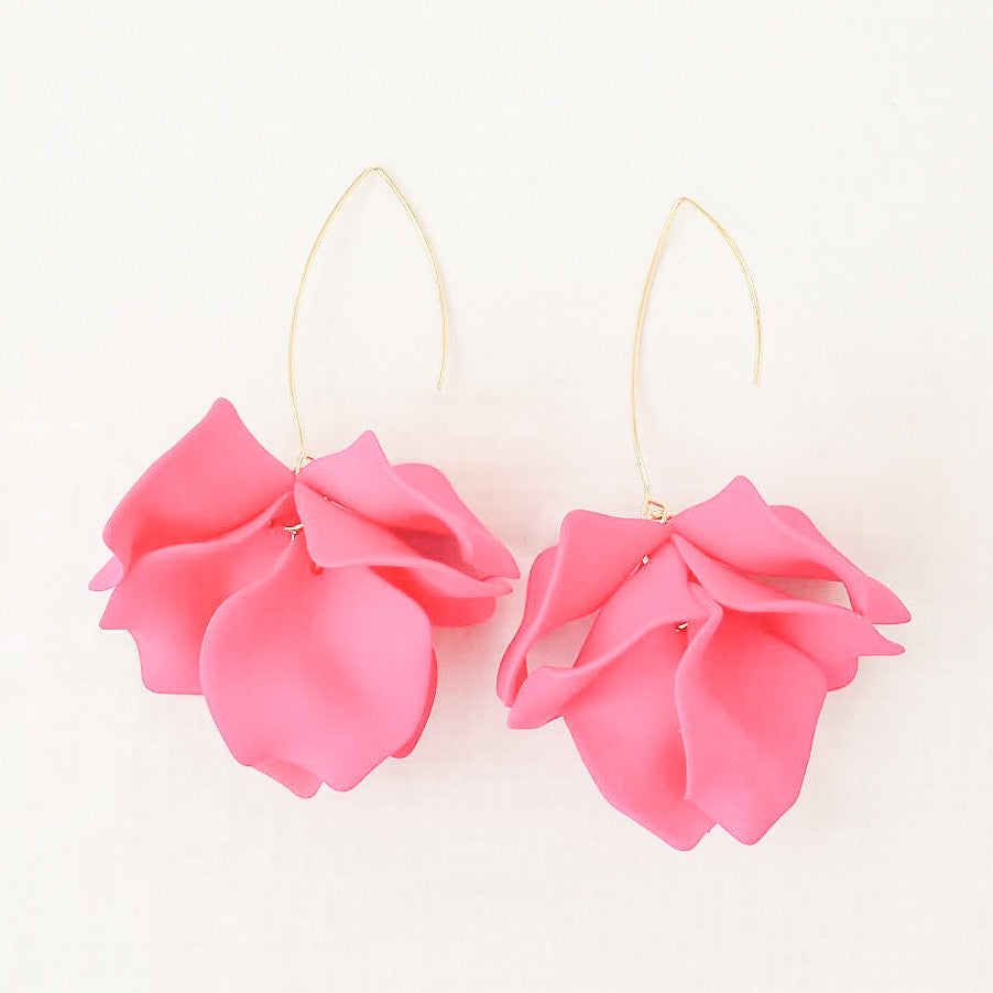 New Hyacinth Tiered Marquis Earrings