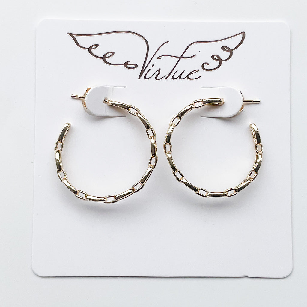 Flat Chain Link Hoops