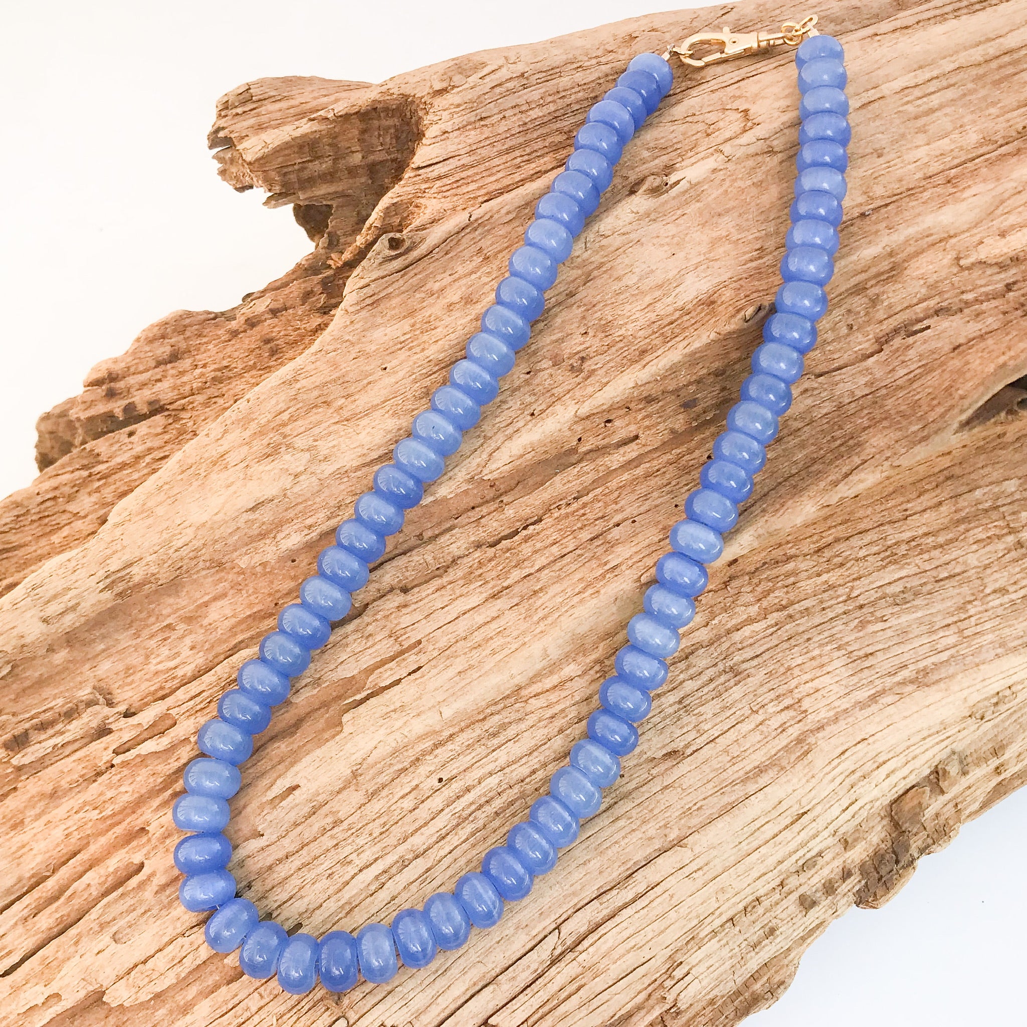 Rondelle Gemstone Layering Necklace 18”