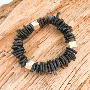 Chip Magnesite Colorblack Bracelet