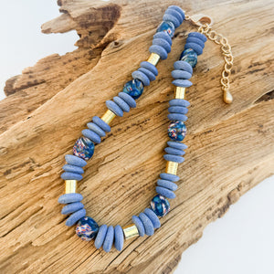 Colorblock Heishi Necklace
