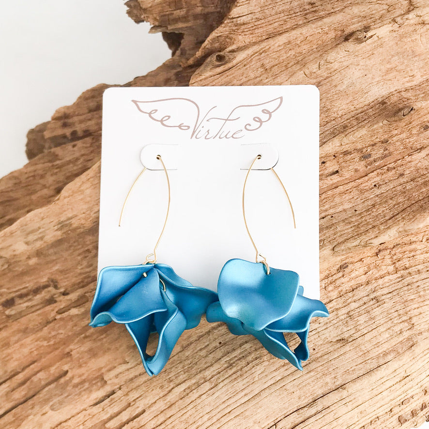 Hyacinth Tiered Marquis Earrings