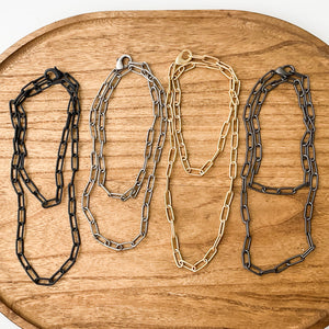 XL Long Paperclip Necklace