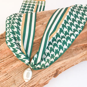 Football on Scarf Necklace