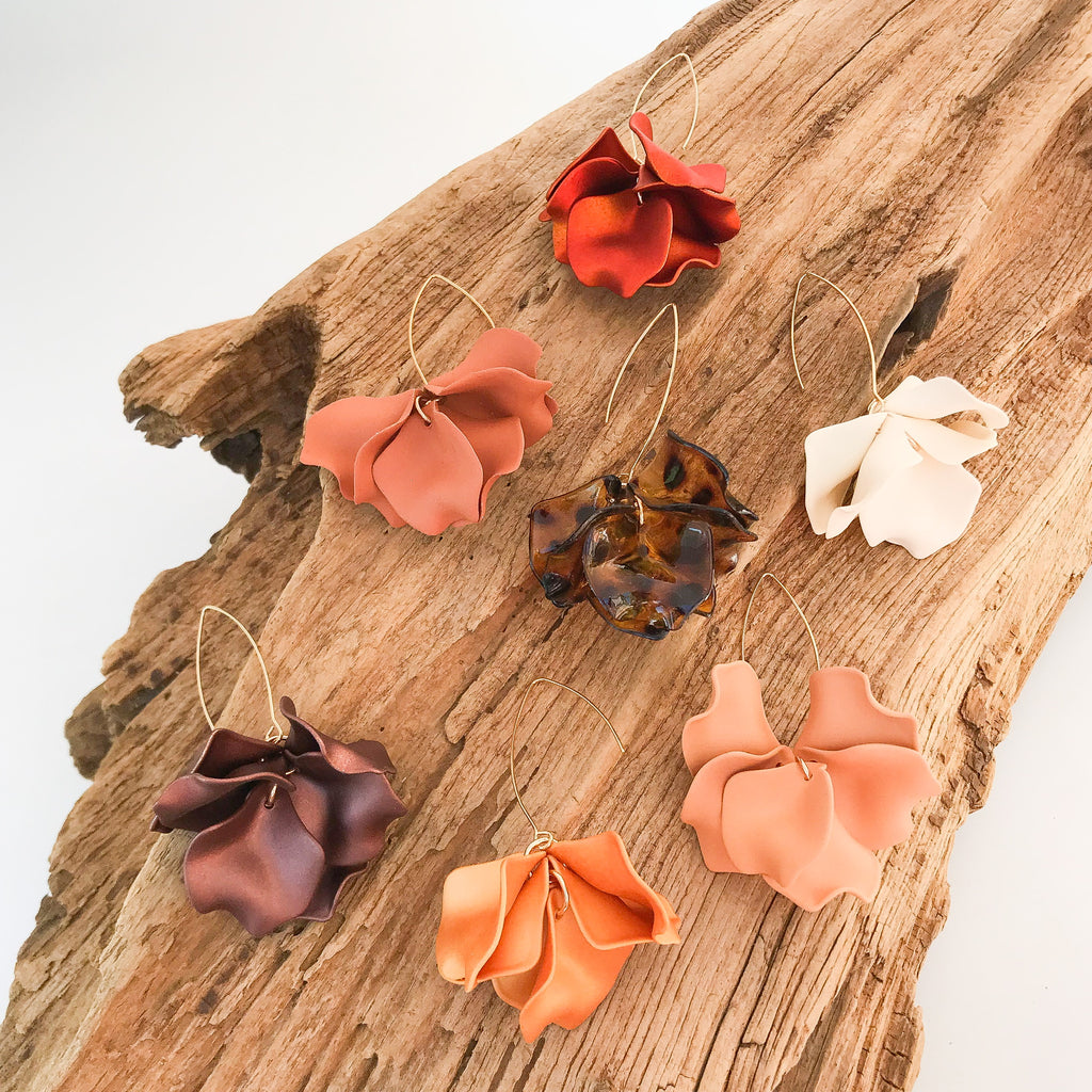 Hyacinth Tiered Marquis Earrings