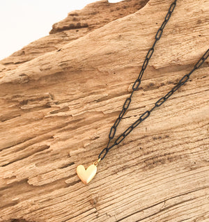 Puffy Heart on Paperclip