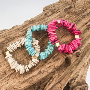 Chip Magnesite Colorblack Bracelet