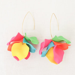 Hyacinth Tiered Marquis Earrings