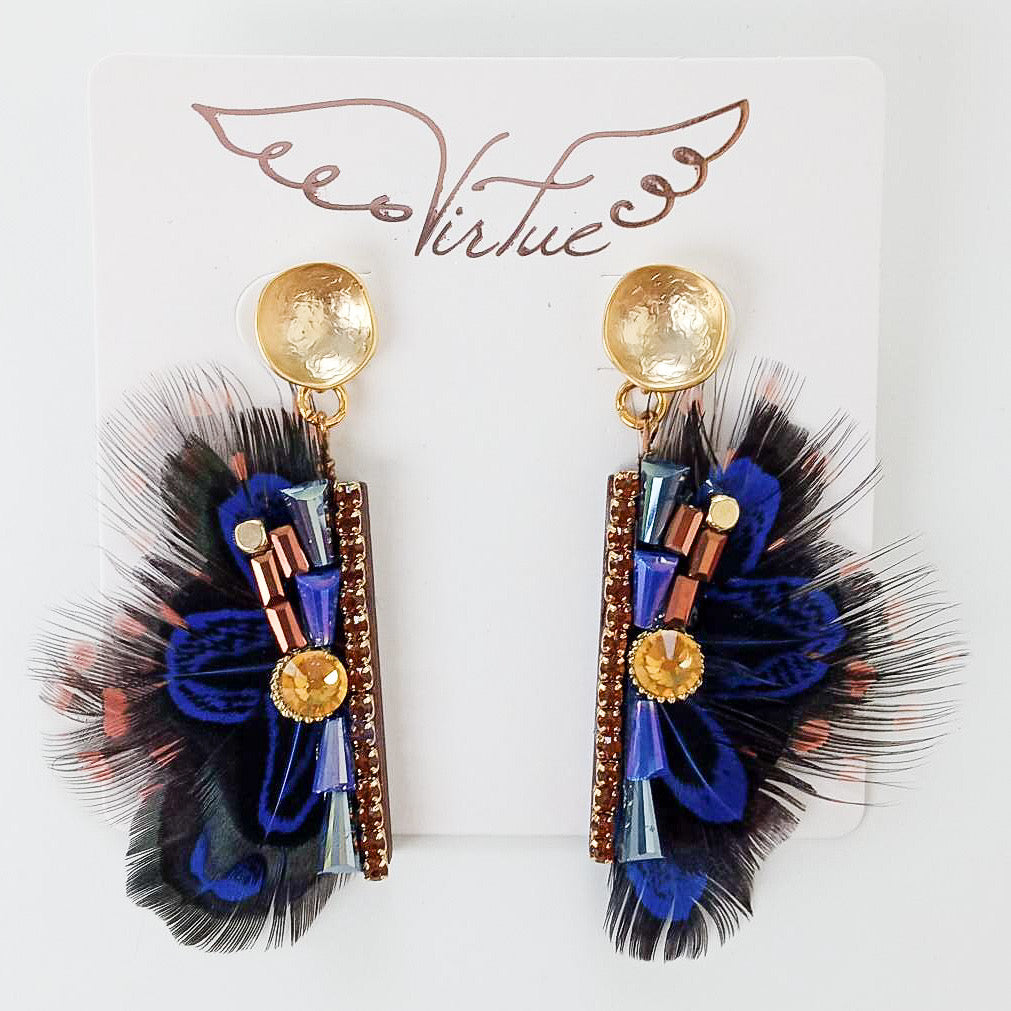 Beaded Bird Feathers