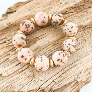 Cork Bead Bracelet