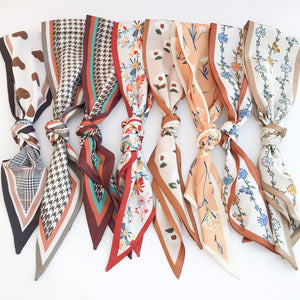 Rhinestone Monogram on Scarf
