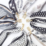 Rhinestone Monogram on Scarf