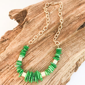 Chip Magnesite Necklace