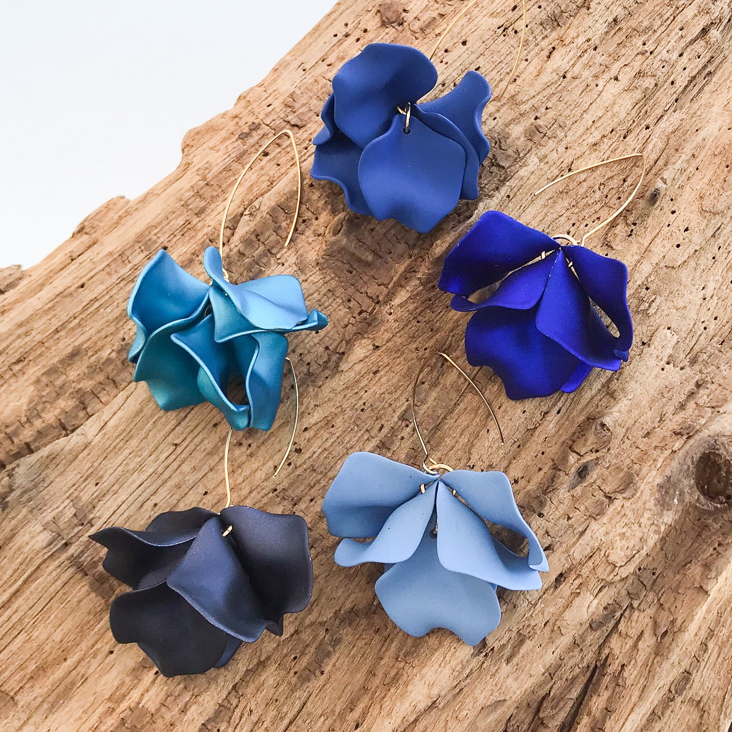Hyacinth Tiered Marquis Earrings