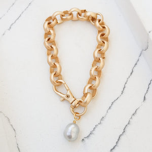 Pearl Rolo Bracelet