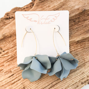 Hyacinth Tiered Marquis Earrings