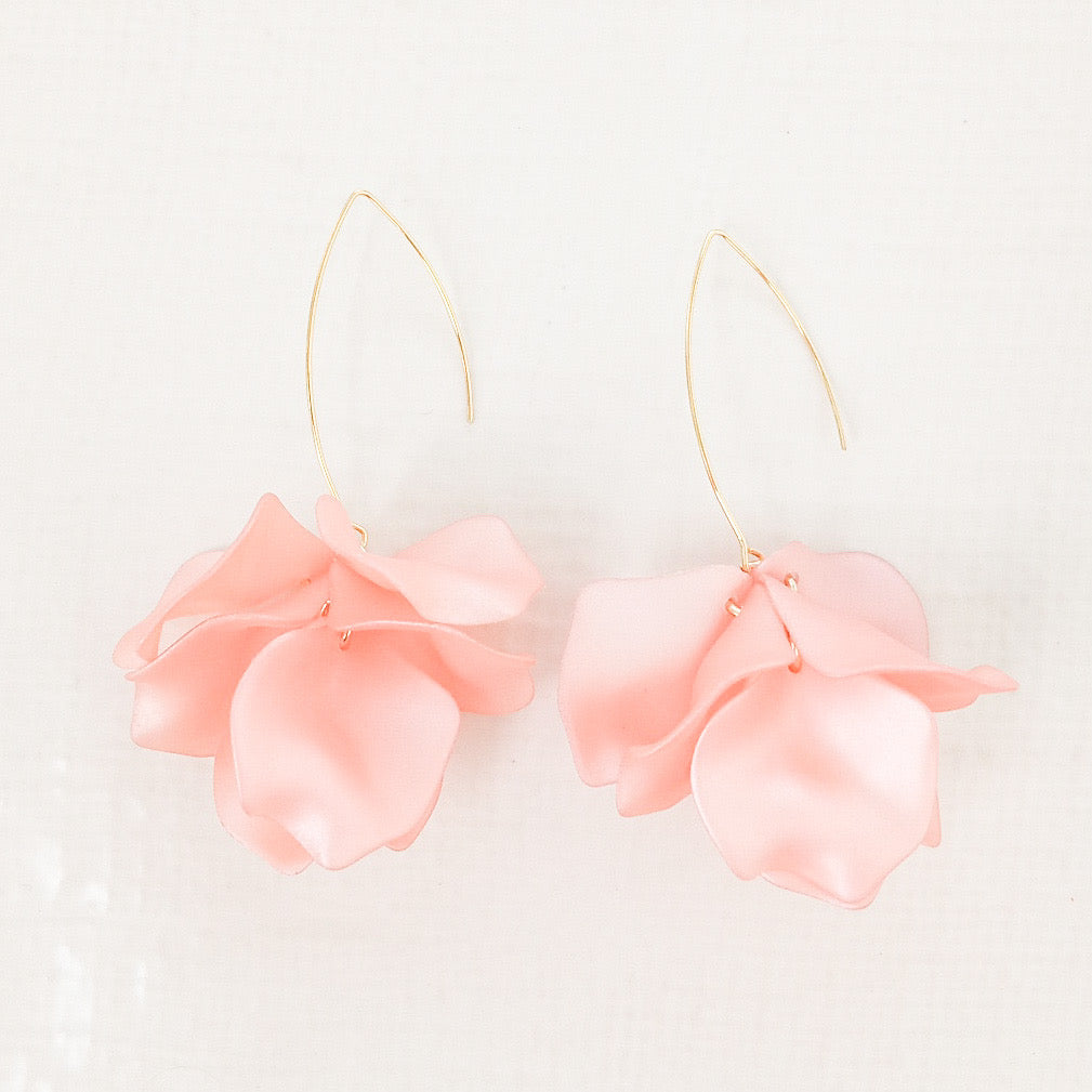 New Hyacinth Tiered Marquis Earrings