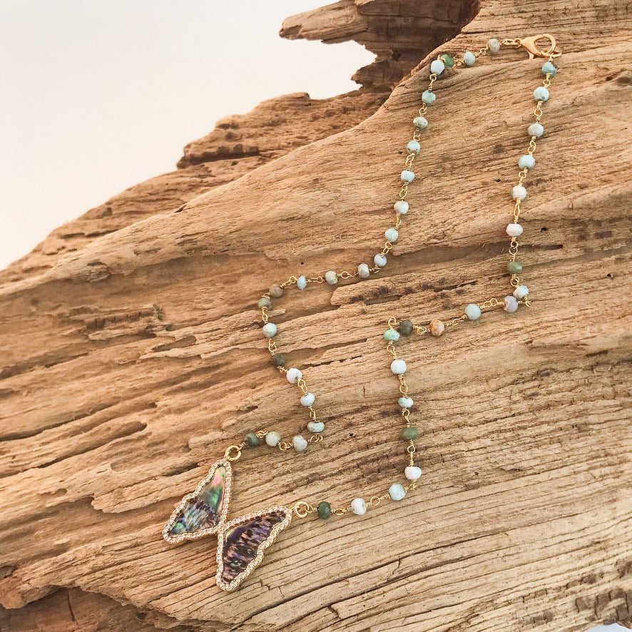 Butterfly On Rosary