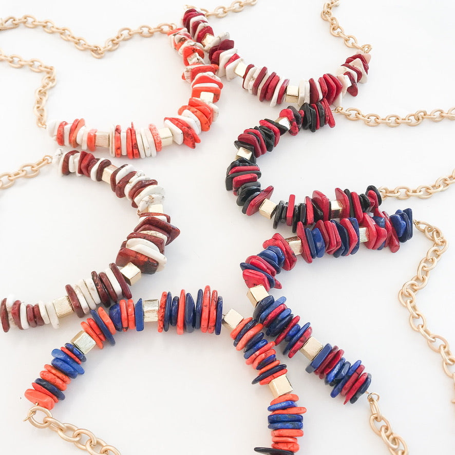 Chip Magnesite Necklace