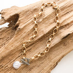 Oval Rolo 2-Tone w/ Coin Pearl