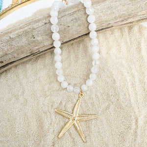 Starfish Gemstone Necklace