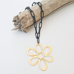 Abstract Daisy on XL Paperclip