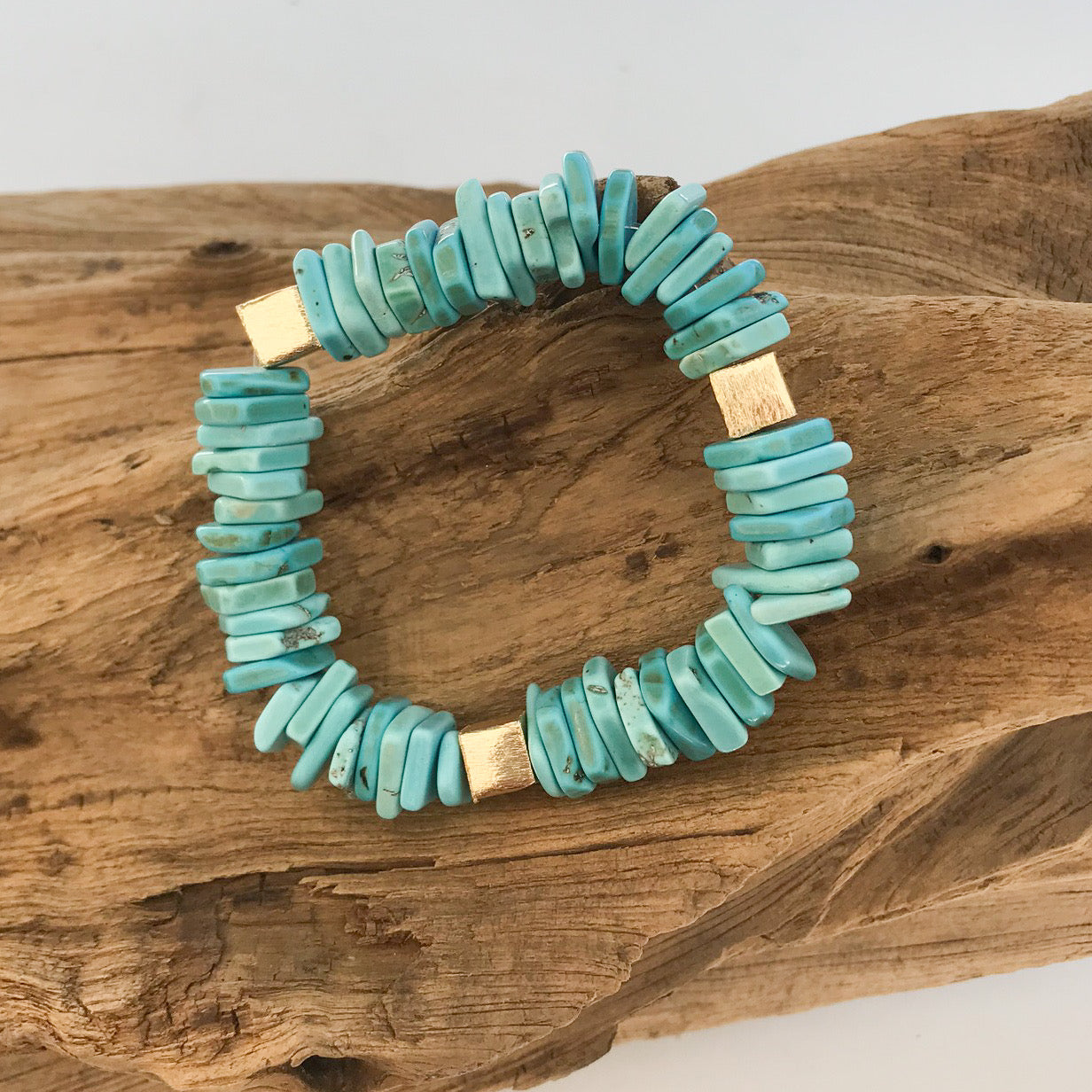 Chip Magnesite Colorblack Bracelet