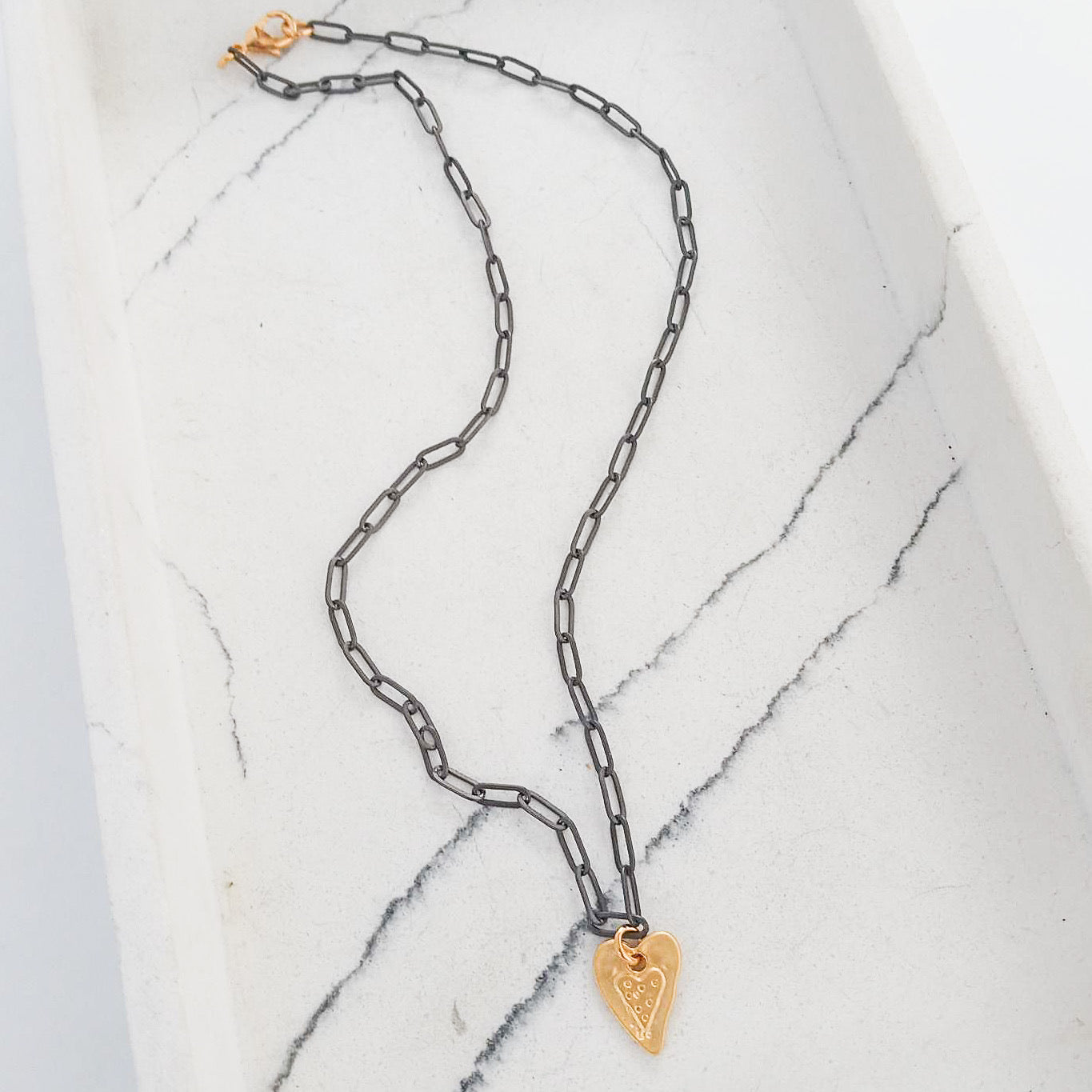 Paperclip with Flat Heart