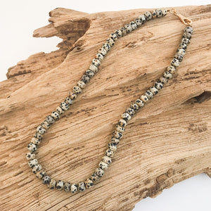 Rondelle Gemstone Layering Necklace 18”