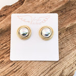 Wrapped Dome Earrings