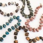 Chunk Statement Brass Necklace