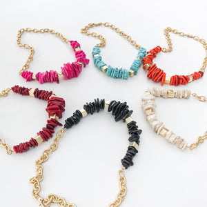 Chip Magnesite Necklace
