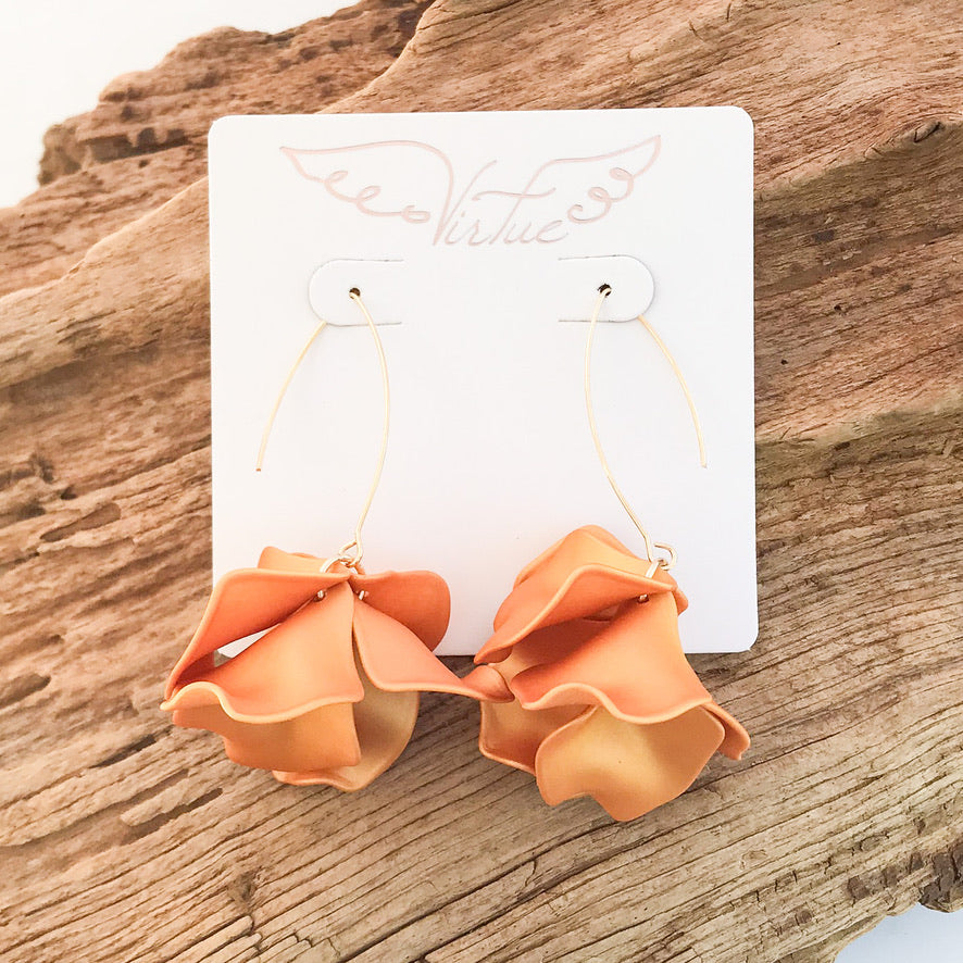 Hyacinth Tiered Marquis Earrings