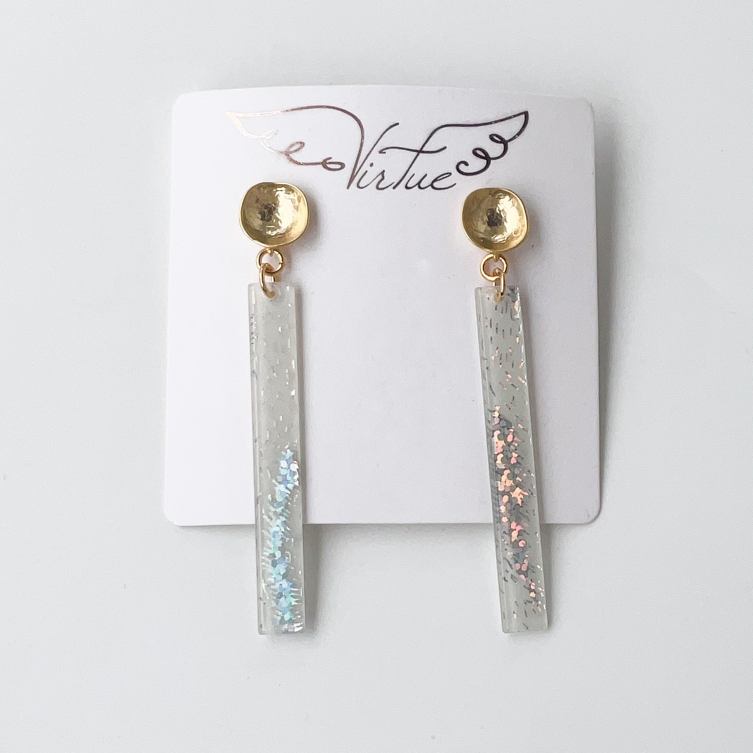 Hammered Post w/ Acrylic Bar
