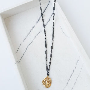 Paperclip with Cross Coin