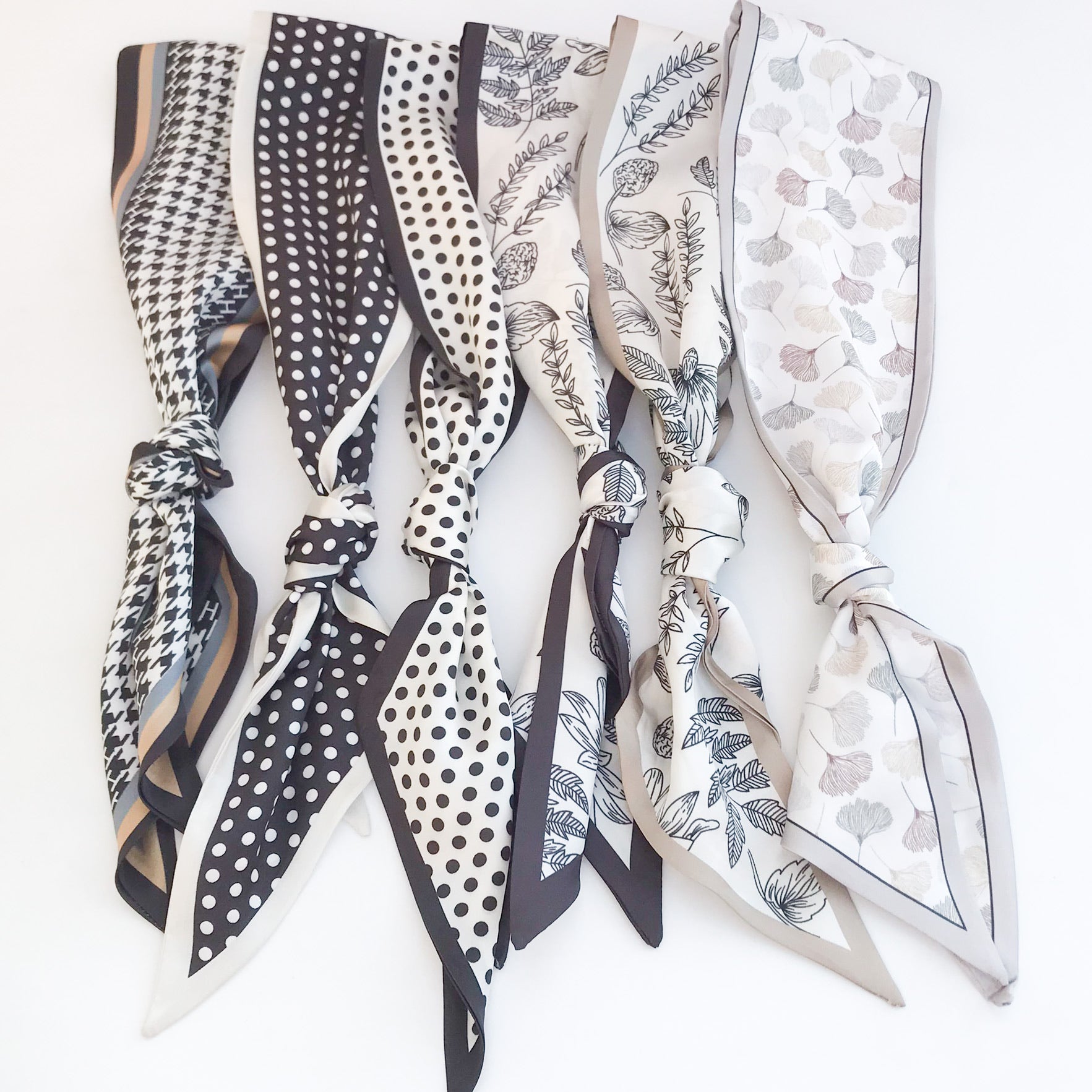 Rhinestone Monogram on Scarf