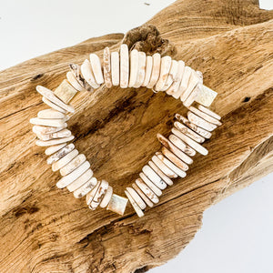 Chip Magnesite Colorblack Bracelet