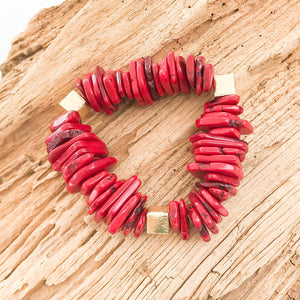 Chip Magnesite Colorblack Bracelet