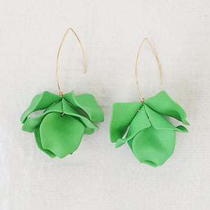 New Hyacinth Tiered Marquis Earrings