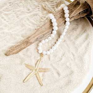 Starfish on Potato Pearls