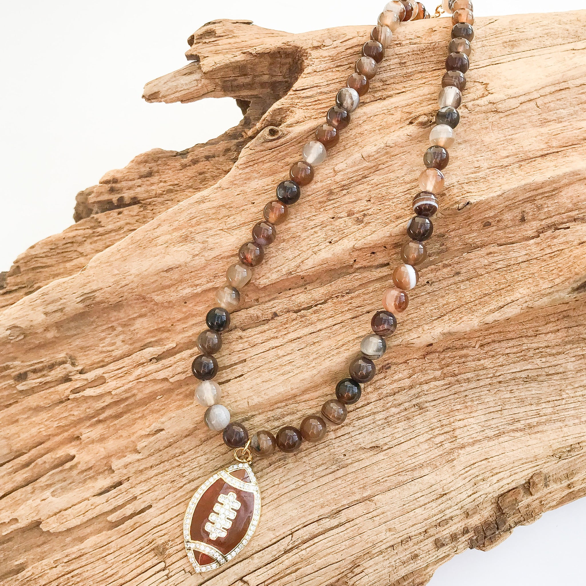 Football on 8mm Gemstone