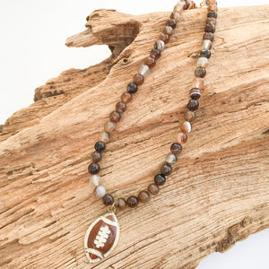 Football on 8mm Gemstone