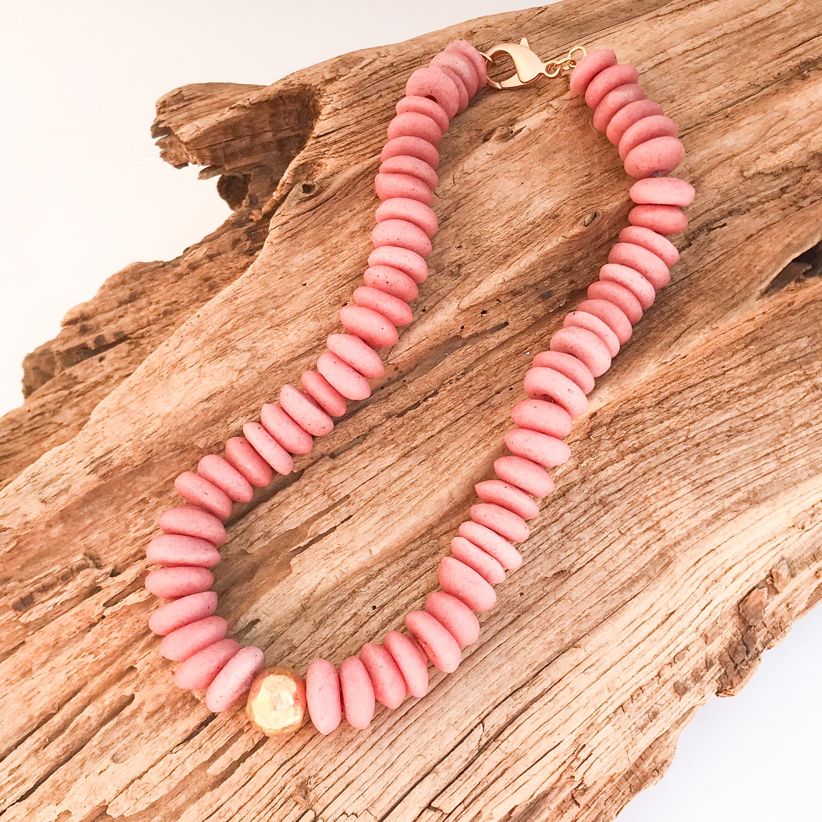 Heishi Clay Choker Necklace