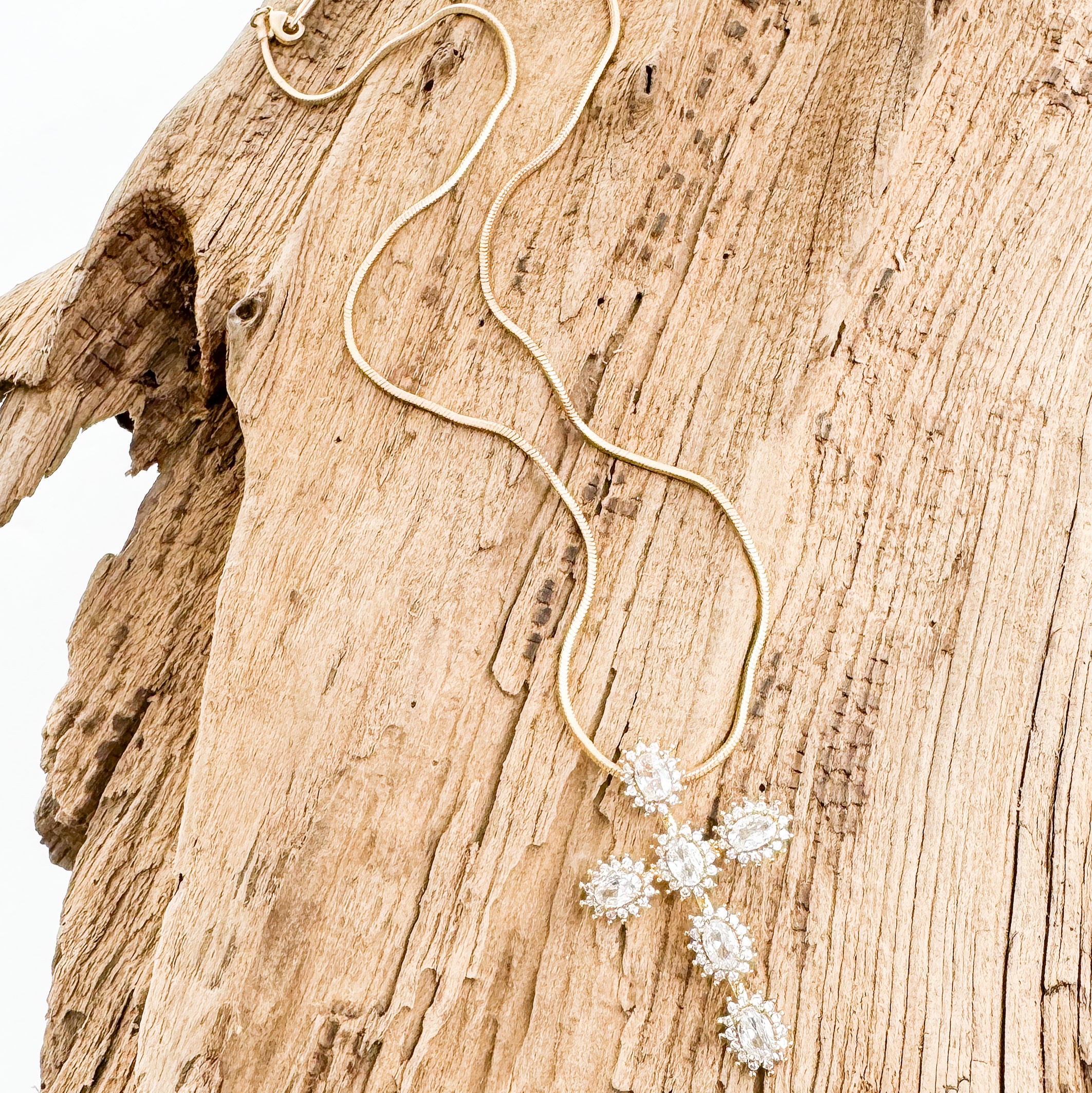 Studded Design Royal Studded Cross on Square Snake Chain – Virtue Jewelry Design