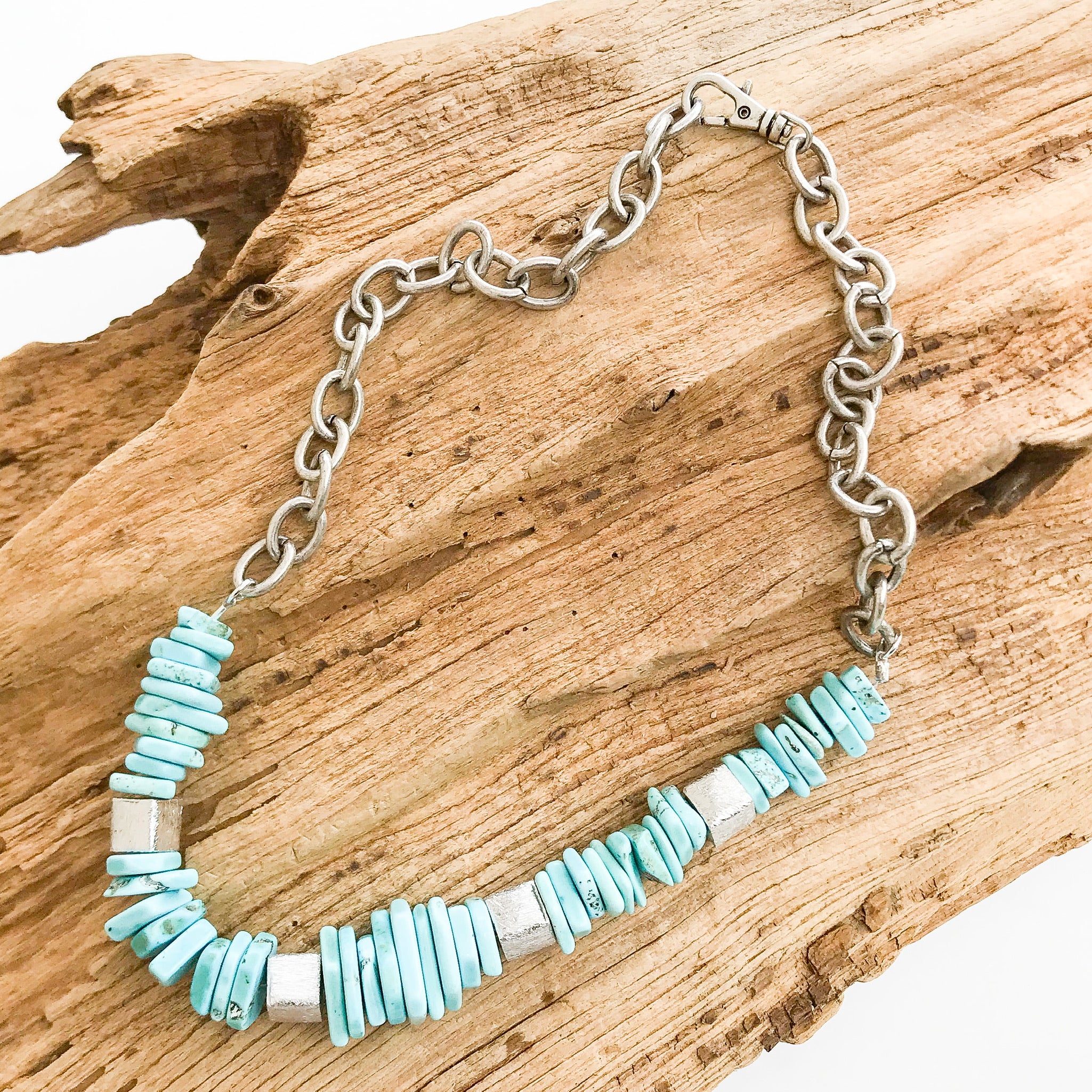 Chip Magnesite Necklace