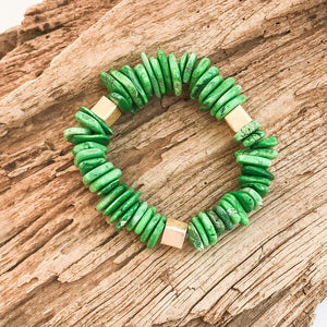Chip Magnesite Colorblack Bracelet