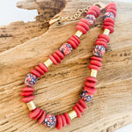 Colorblock Heishi Necklace